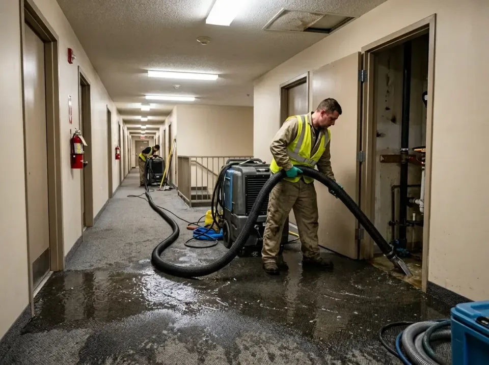 multi-unit-apartment-hallway-f-005 — frequently asked questions, Emergency Burst Pipe Water Extraction & Removal in Ecorse,…